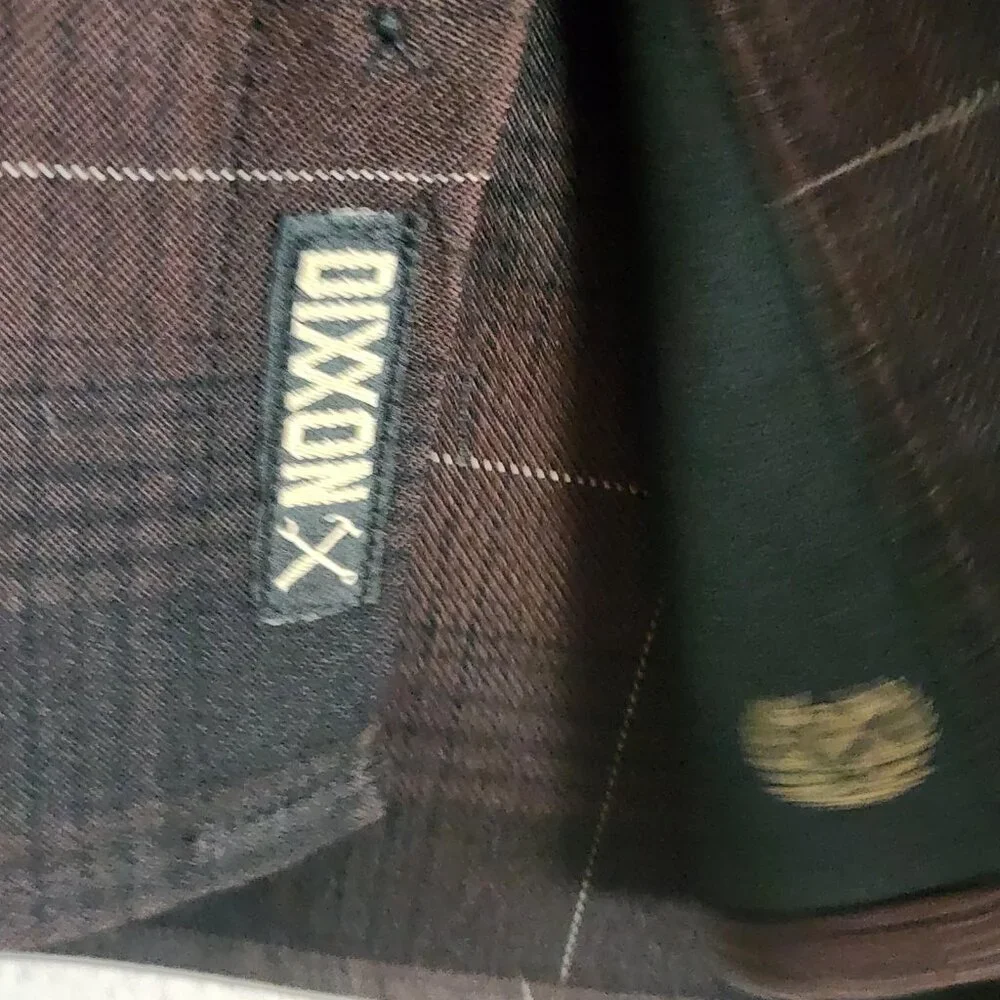 Dixxon Flannel Company Shirt Mens XL Brown Black The Traveler Plaid Button Front - Picture 4 of 10